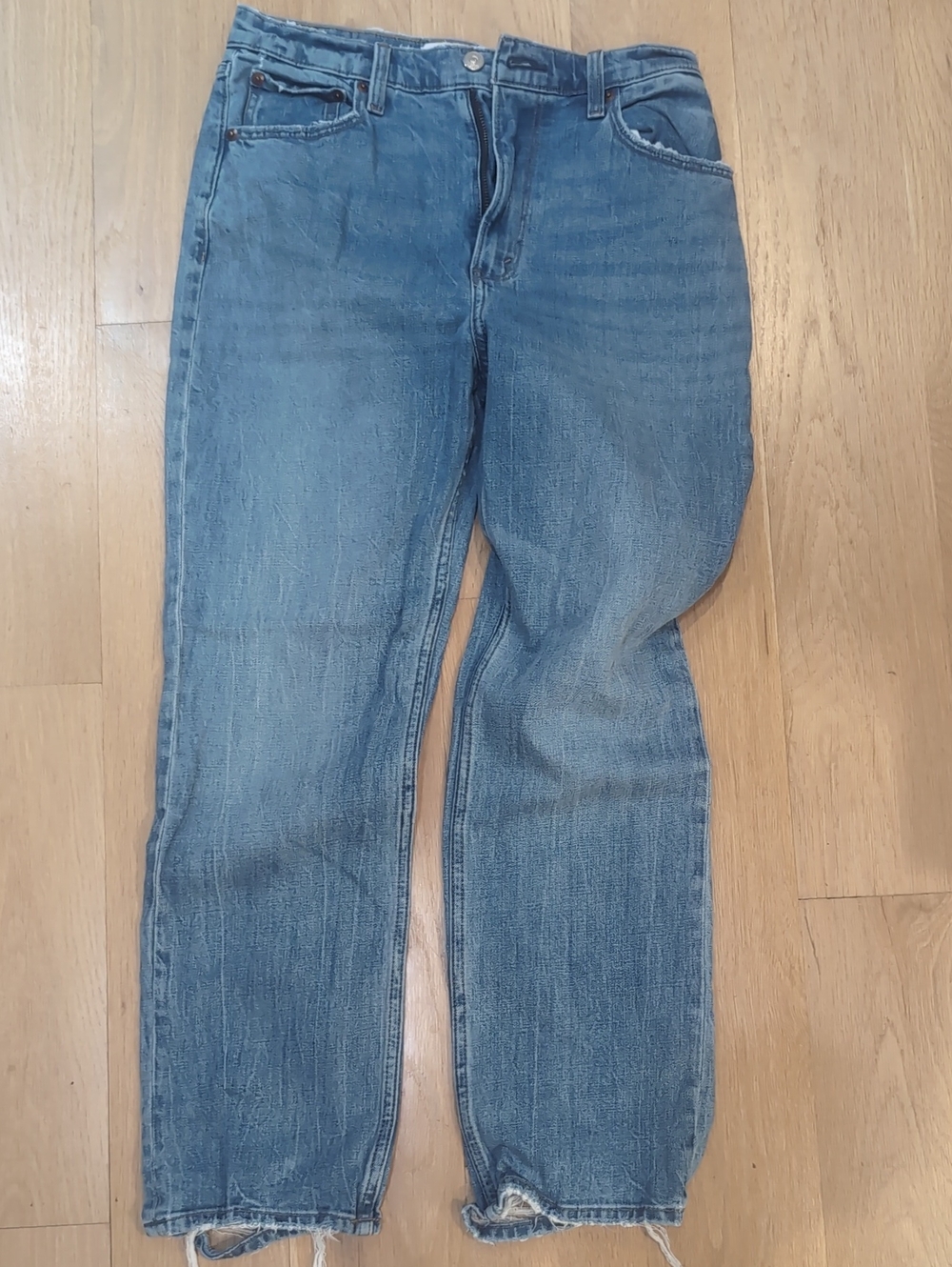 Nwot Abercrombie And Fitch The Ankle Straight Ultra High Rise
